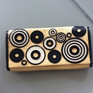 Cole Haan Straw Clutch